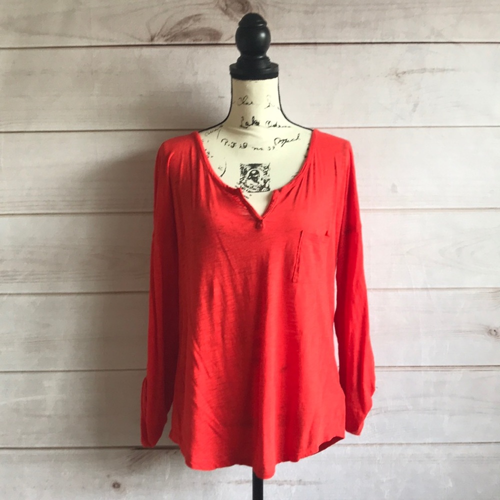 Express Classic Long Sleeve Pocket Tee